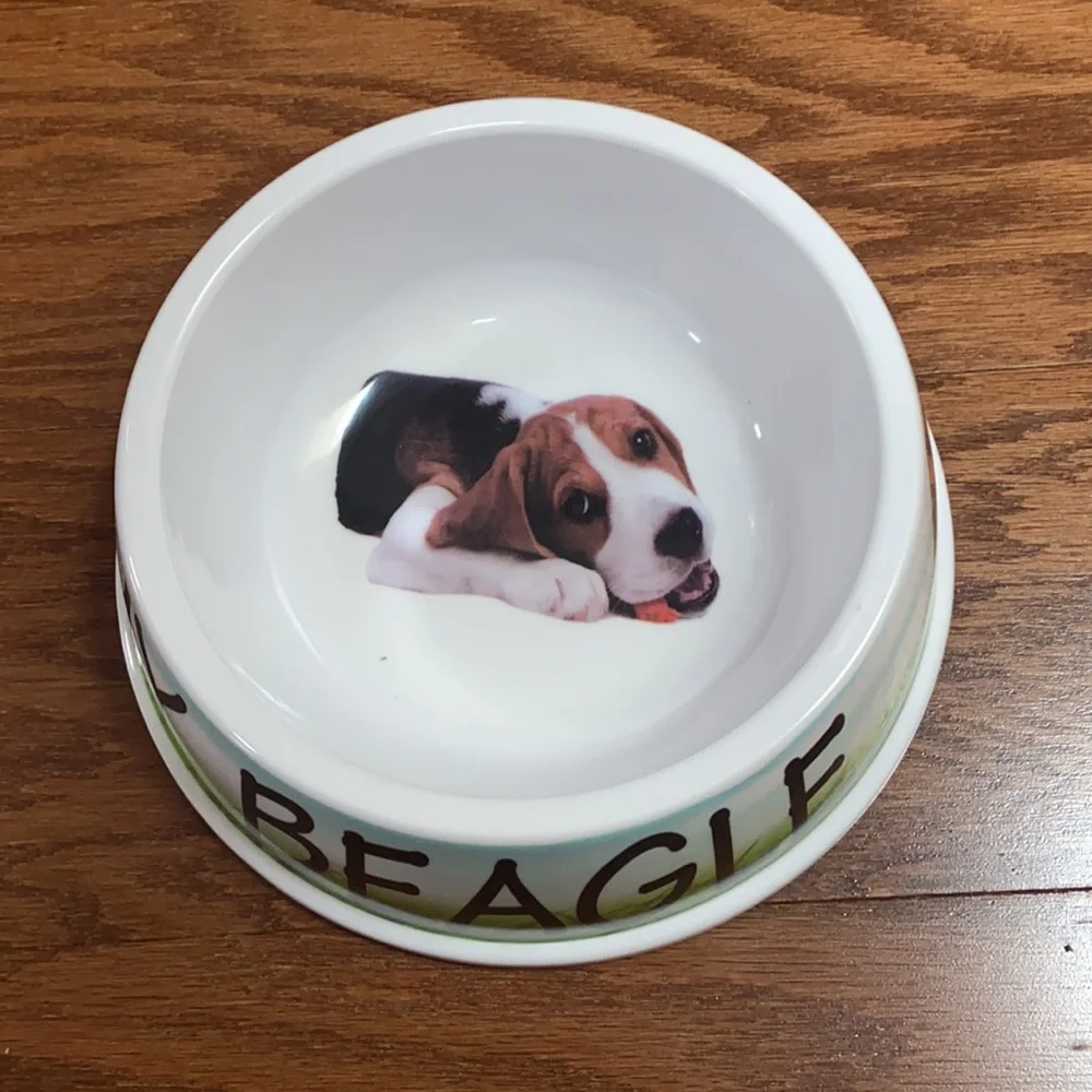 “I ❤️ My Beagle” dog bowl